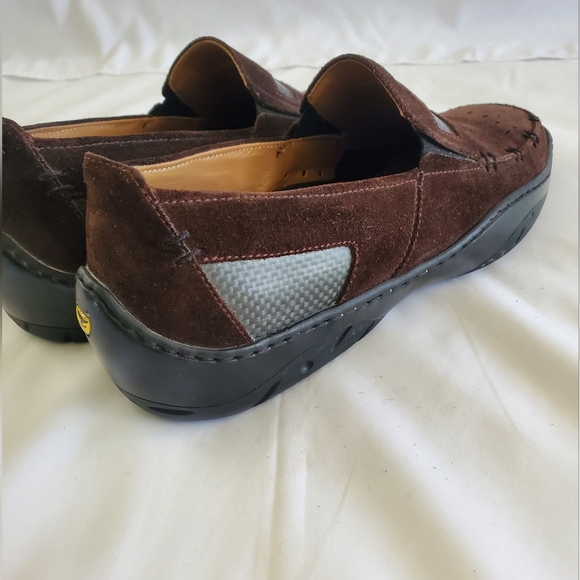 Luxury Michael Toschi Mens Slip on Suede Shoes. Size: 8. Excellent Condition - Picture 4 of 7